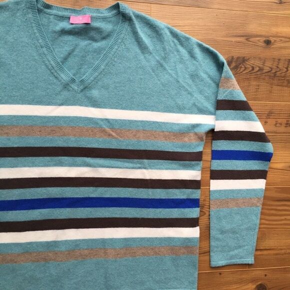 Basler women's wool striped sweater L Nordstrom - Picture 1 of 6